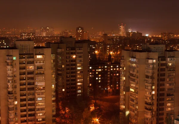 Sight of Kiev at night — Stock Photo, Image