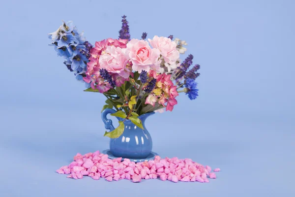 Blandad bukett blommor — Stockfoto