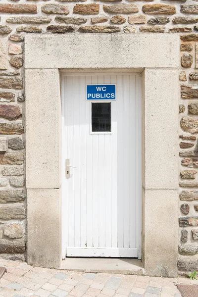 Offentlig toalett i Frankrike — Stockfoto
