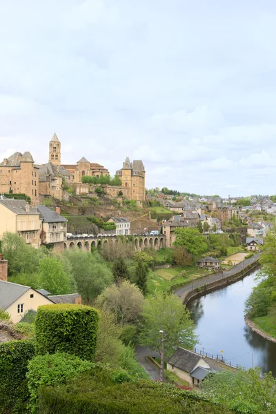 Dorp Uzerche in Frankrijk — Stockfoto