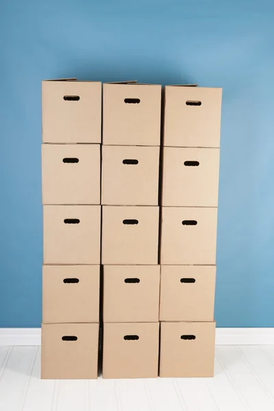 Remoção de caixas de casa — Fotografia de Stock