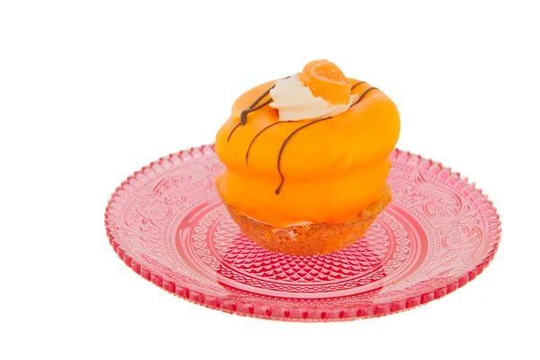 Yellow festive pastry — Stock Photo, Image