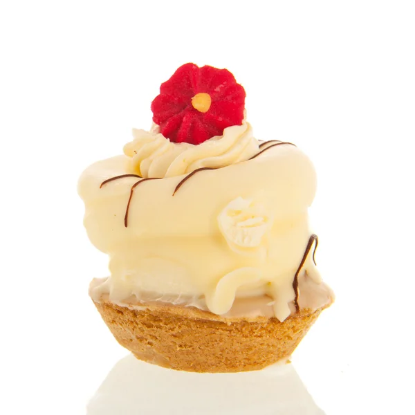 Pastelería blanca dulce — Foto de Stock