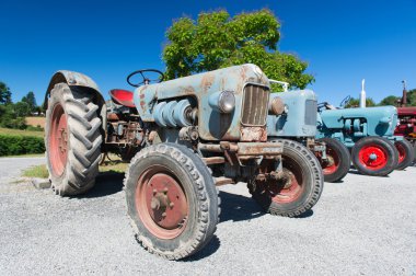 Satır vintage Traktörler