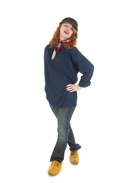 Dutch female farmer — Stock Photo, Image