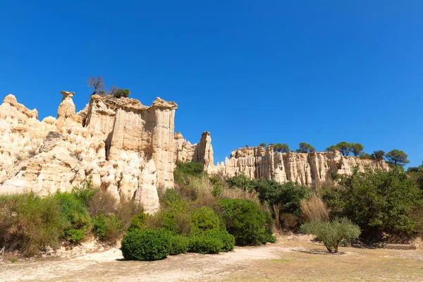 Landschaft Ille Sur Tet Les Orgues — Stockfoto