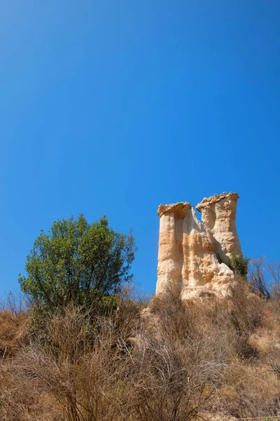 Пейзаж Ille Sur Tet Les Orgues — стокове фото