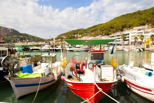 Hafen Für Segelyachten Und Fischerboote Estartit Spanien — Stockfoto