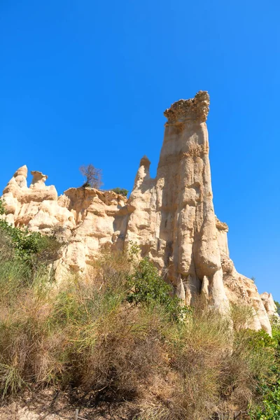 Пейзаж Ille Sur Tet Les Orgues — стокове фото