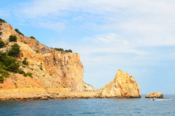 Skály Pobřeží Costa Brava Španělsko — Stock fotografie