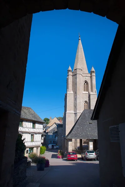 Dorf Donzenac Französisch Correze — Stockfoto