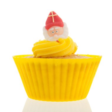 Hollandalı Sinterklaas cupcake