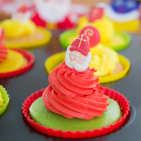 Sinterklaas cupcakes — Stock Photo, Image