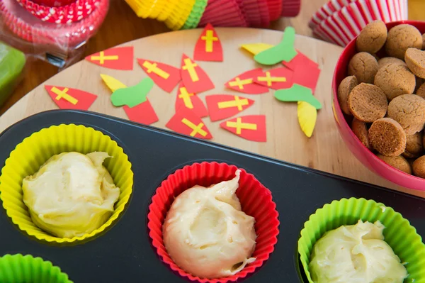 Cupcake sinterklaas — Foto Stock