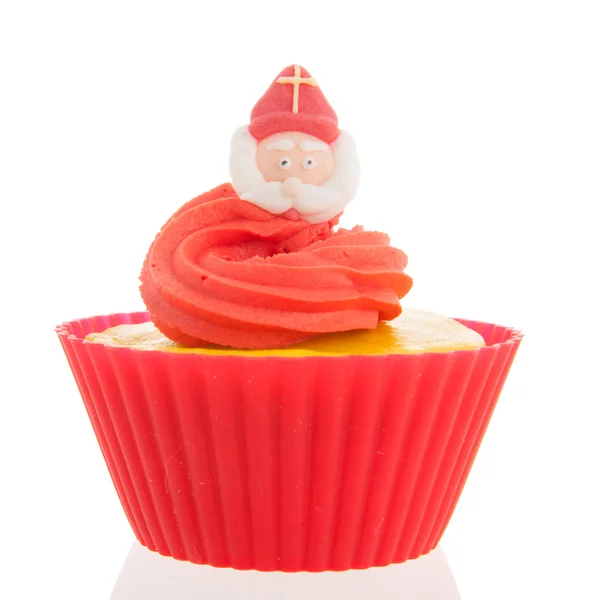 Dutch Sinterklaas cupcake — Stock Photo, Image