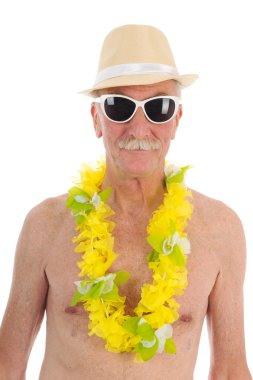 kumsalda emekli adam