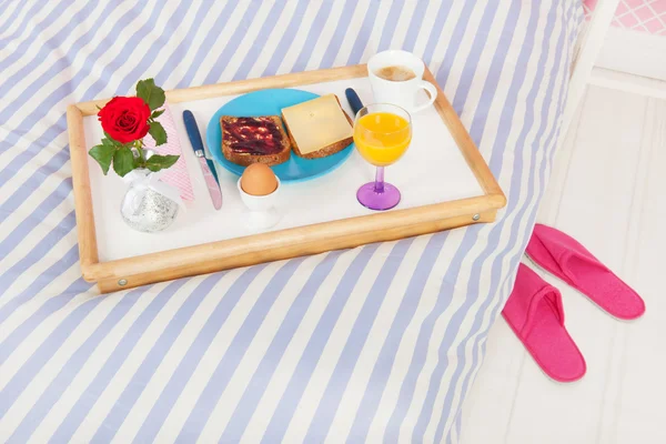 Colazione a letto — Foto Stock