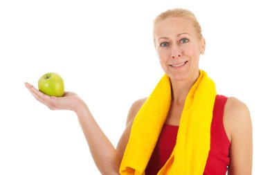 Portrat Olgun kadın fitness