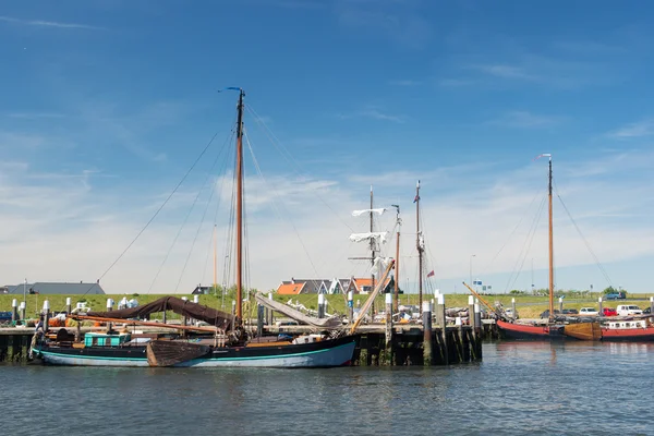 Kleiner hafen holländische insel texel — Stockfoto