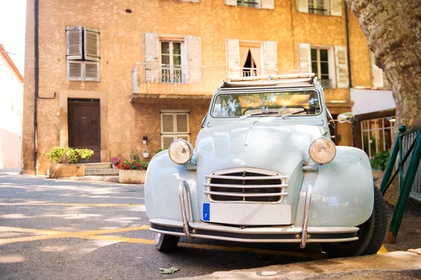 Typical French car at a square — Stock Photo, Image