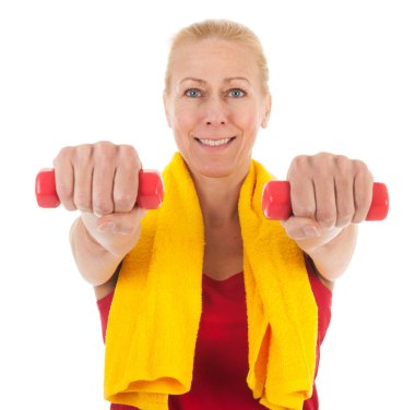 Portrat Olgun kadın fitness