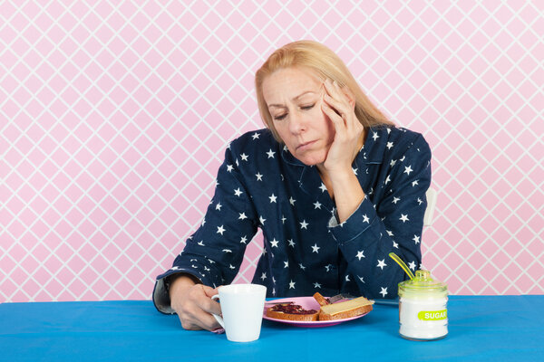 Депрессивная женщина
