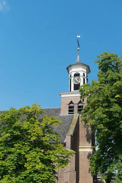 荷兰的教堂塔楼 — 图库照片