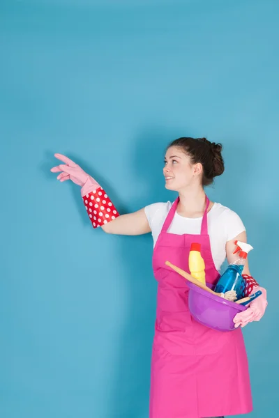 Mulher como esposa da casa — Fotografia de Stock