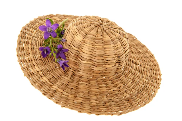 Sombrero de verano paja — Foto de Stock