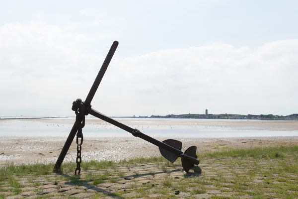 Anker an der Küste — Stockfoto