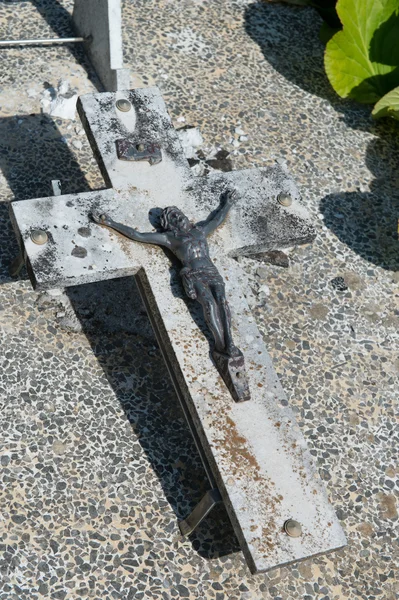 Old French grave — Stock Photo, Image