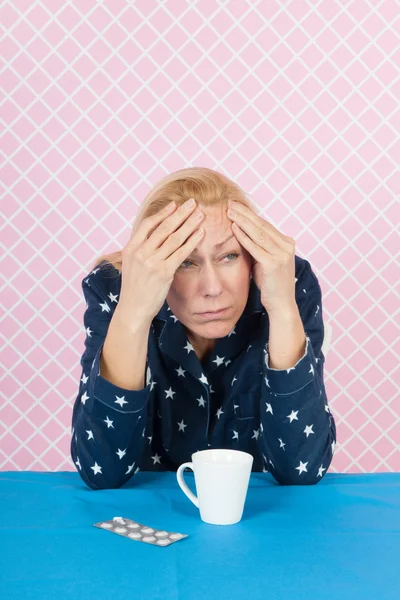 Woman with insomnia — Stock Photo, Image