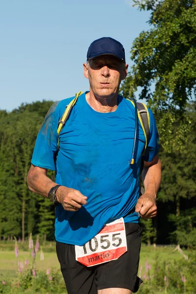 Runner in nature — Stock Photo, Image