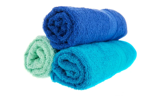 Blue towels — Stock Photo, Image