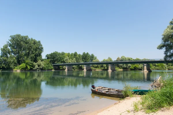 Rivier in Frankrijk — Stockfoto