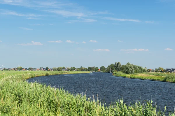 Paesaggio tipico olandese — Foto Stock