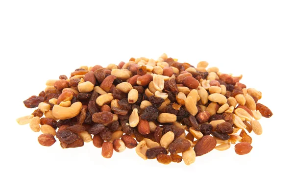 Nuts and raisins — Stock Photo, Image