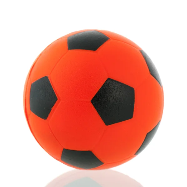 Naranja pelota de fútbol holandés — Foto de Stock