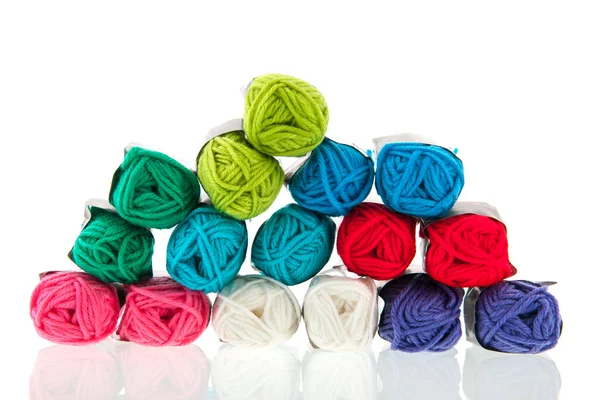 Kleurrijke wol — Stockfoto