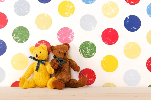 Camera dei bambini con orso — Foto Stock