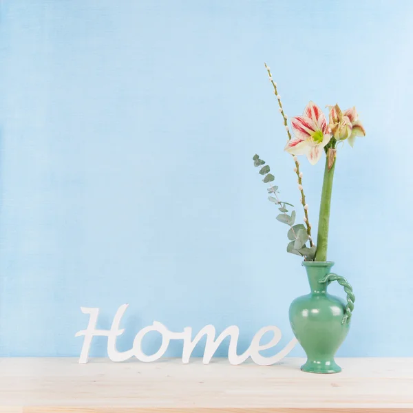 Bouquet Amaryllis home — Stock Photo, Image