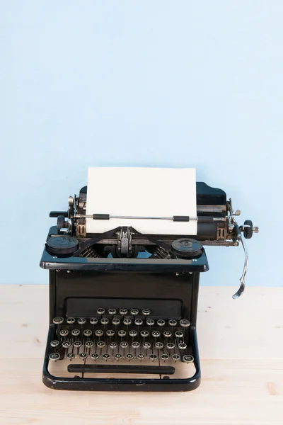 Antik fekete írógép — Stock Fotó