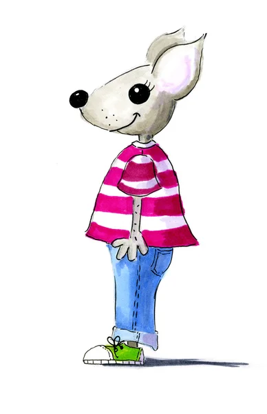 Illustration child mouse — Stock Photo, Image