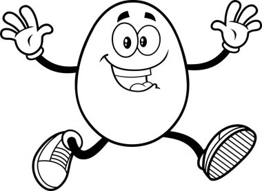 Rugby topu maskotunun karikatür çizimi