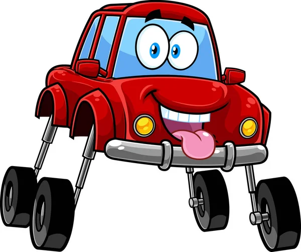 Vector Illustratie Van Cartoon Auto — Stockvector