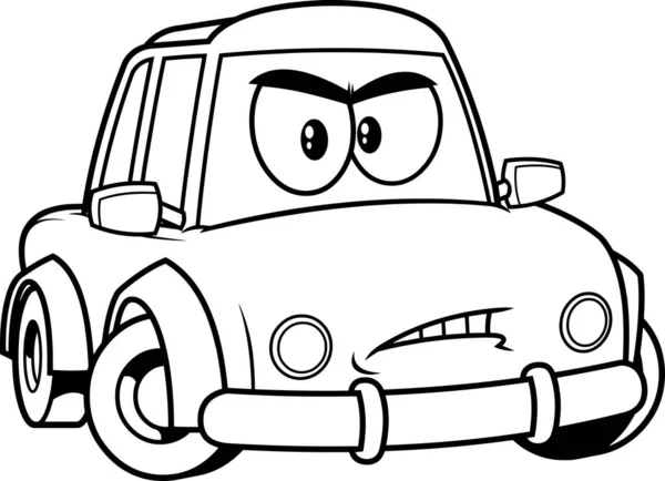 Vector Illustratie Van Cartoon Auto — Stockvector