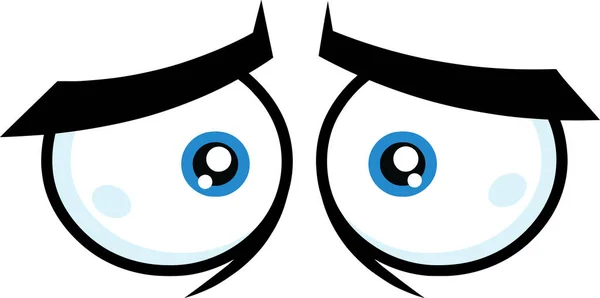 Vector Illustration Cartoon Eyes — Stock Vector