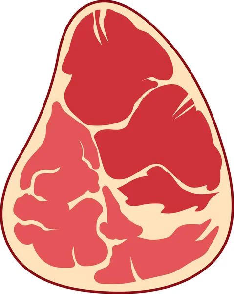 Векторна Ілюстрація Червоно Білого Яса — стоковий вектор