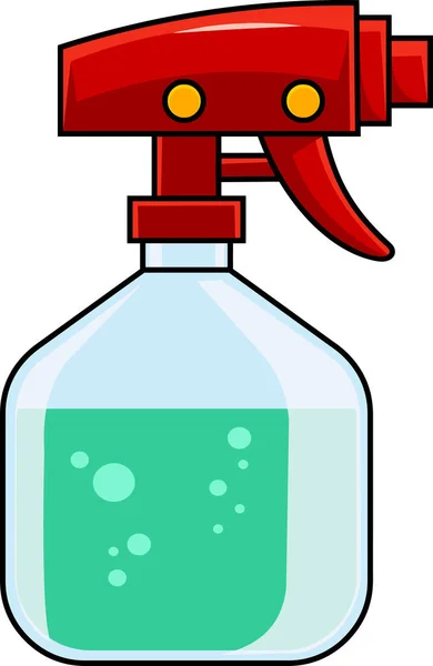 Illustratie Van Een Cartoon Waterfles — Stockvector