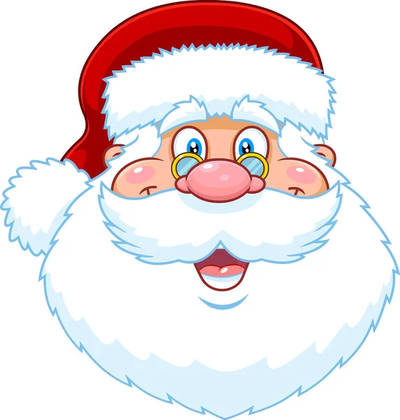 Cartoon Vector Illustratie Van Santa — Stockvector